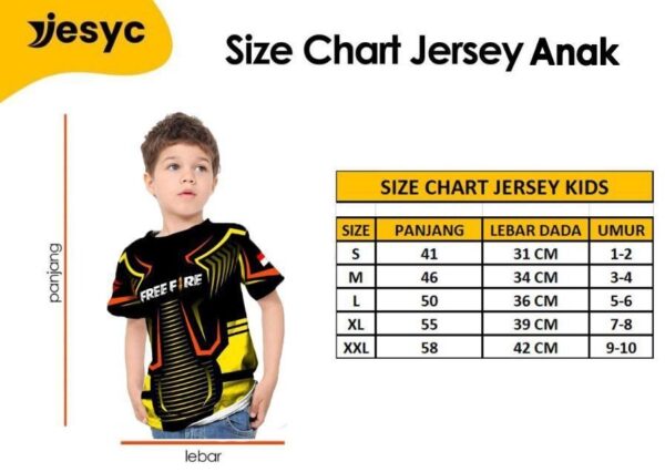 jersey anak