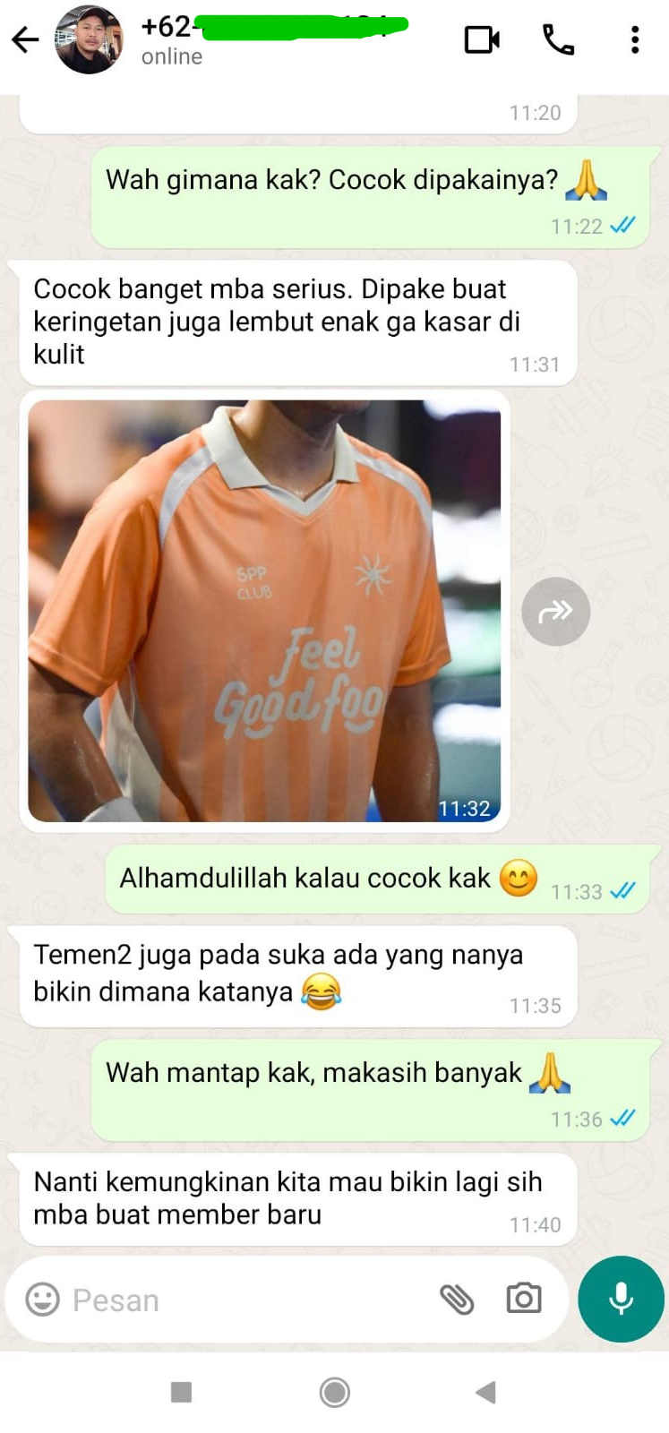 Jersey custom perusahaan Semarang
